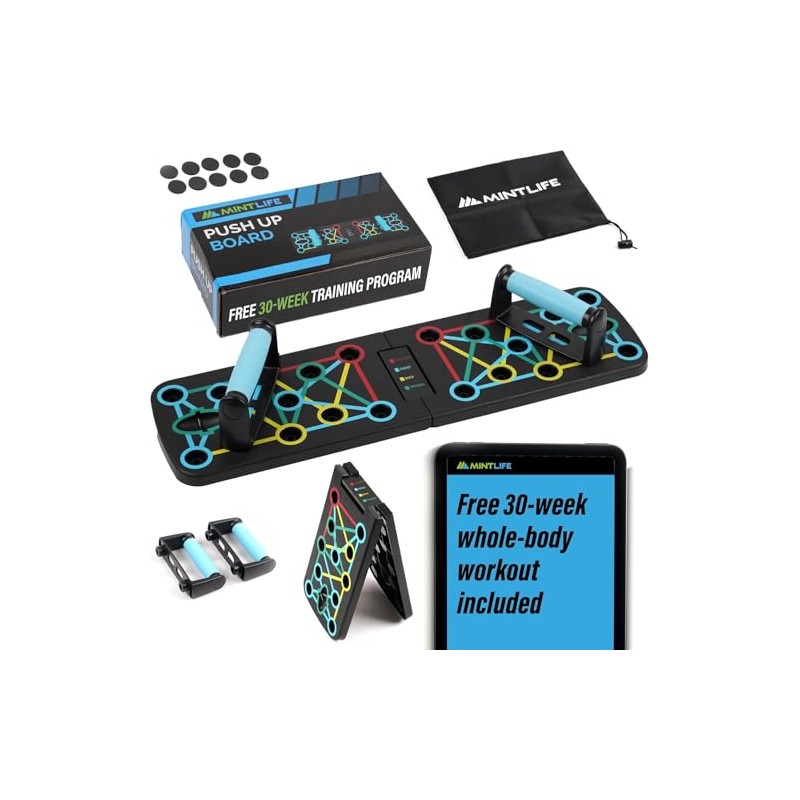 Push Up Board, 12 in 1 Foldable Push Up Rack