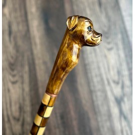 Walking Stick Cane Reeds canes Sticks Wooden wood carving Men Accessories Grandma grandpa (Horse hoof)