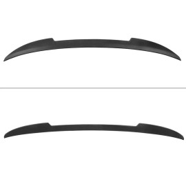 Bewild Fits 2021-2025 Mustang Mach-E 4Door Rear Trunk Spoiler Wing Lip Matte Black ABS