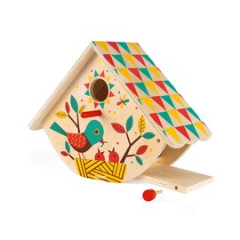 Janod J03195 Birdhouse, Multicolored