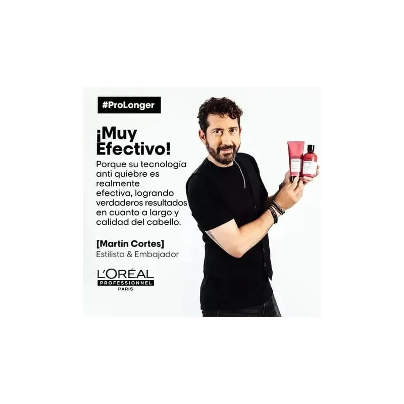 Paquete Pro Longer Loreal Shampoo 500ml + Mascarilla 250ml