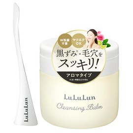 LuLuLun Cleansing Balm (Aroma Type), 2.6 oz (75 g), W Face Washing Not Required, Pine Ek OK Hari, Pore Trouble, Spatula Included, Changing Scent