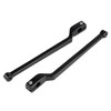 Black 9.84" Extended Shifter Lever Heel Toe Shift Levers Set