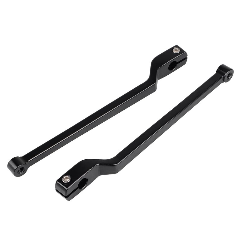 Black 9.84" Extended Shifter Lever Heel Toe Shift Levers Set