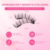 Professionally Manufactured Magnetic Eyelashes Wispy Look No Glue Needed Reusable