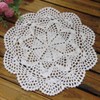 kilofly Crochet Cotton Lace Table Placemats Doilies Value Pack, 4pc,
