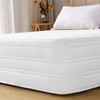 Marquess Quilted Bed Skirt, Queen Size, 14 Inch Drop, Dust