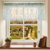 Lace Valances for Windows, Short Floral Lace Valance Curtains
