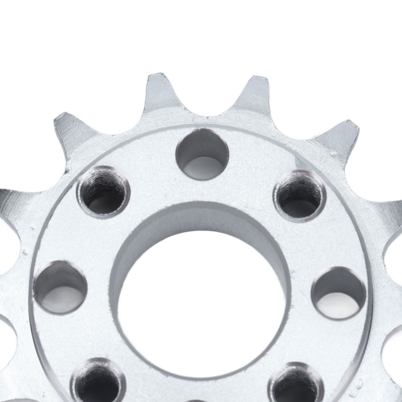 2Pcs Sprocket Gear Aluminum Anodic Oxidation Gears for Robots Machinery