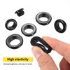Pack of 200 Rubber Grommets Cable Grommets Rubber Plugs Cable