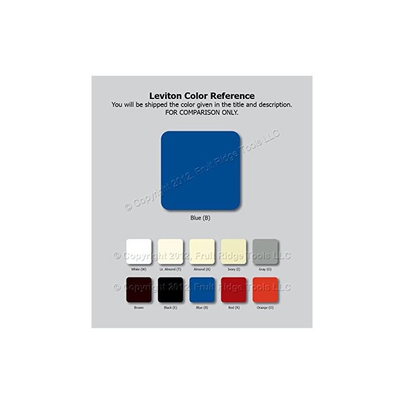 Leviton 1-Gang, 1-Duplex, Midway Nylon Wallplate, Midway Size, 1 Pack,