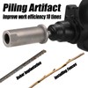Vearter SDS Plus Ground Rod Driver for 5/8" Grounding Rod,