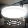 B.K.Licht - LED Ceiling Light with Motion Sensor, Flat, IP44