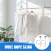 2 Pack Adjustable Ceiling Curtain Rod Bracket Kit 59 Inch