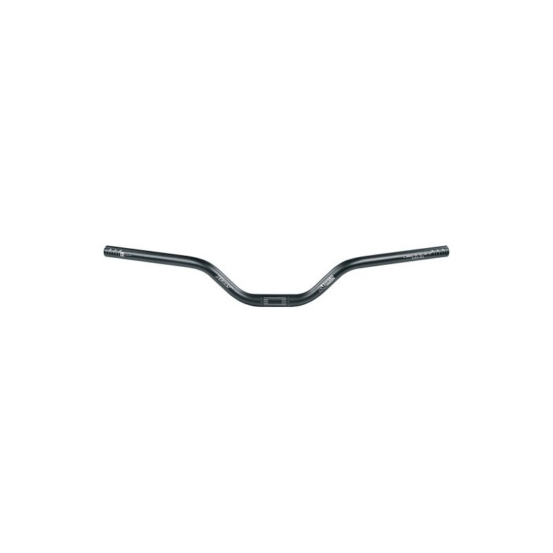 Handlebar riser bar 25.4 XtasY aluminium, black, matt, 700 mm