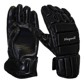 Playwlel Deluxe Full contact Sparring Stick Fighting Leather Escrima/Kali Gloves - NEW (Medium)