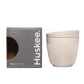Huskee 6oz Cup & Lid – Single Retail Pack (Charcoal)