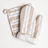 Oven Mitt & Potholder Set - Durable Heat Resistant Gloves