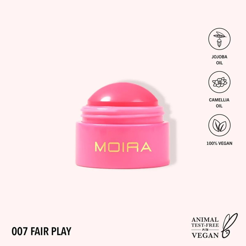 Moira Rubor Soft Blush Balm (007, Fair Play)