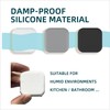 Door Stoppers Wall Protector, Silicone Door Bumper, Self-Adhesive Wall Shield,