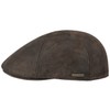 Stetson Texas Mens Leather Driver Cap - Gatsby-Style Flat Cap