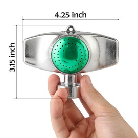 Metal Spot Sprinkler, Lawn Sprinkler for Yard with Gentle Water Flow for Small Area-Coverage Up to 30FT, Watering Sprinkler Head for Hose