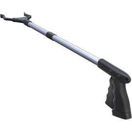 FitPlus PowerGrip T9,Grabber Reacher Tool, Wide Jaw, Foldable, Steel Cable, with 96 Grip