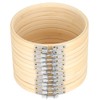 12Pcs Bamboo Embroidery Hoops Adjustable Cross Stitch Frame Circle Sewing