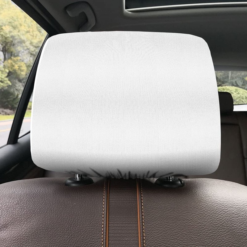 WIRESTER Set of 4 Car Seat Head Rest Cover, Protective
