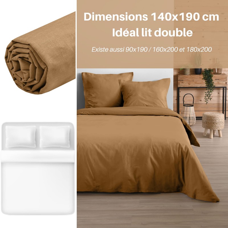 Lovely Casa - Fitted Sheet - Size 140 x 190