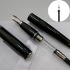 6 Pack Black Universal Fountain Pen Ink Converter, Push in