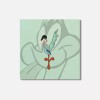 Unbranded Roadrunner Cartoon 4'' X 4'' Square Wooden Coaster
