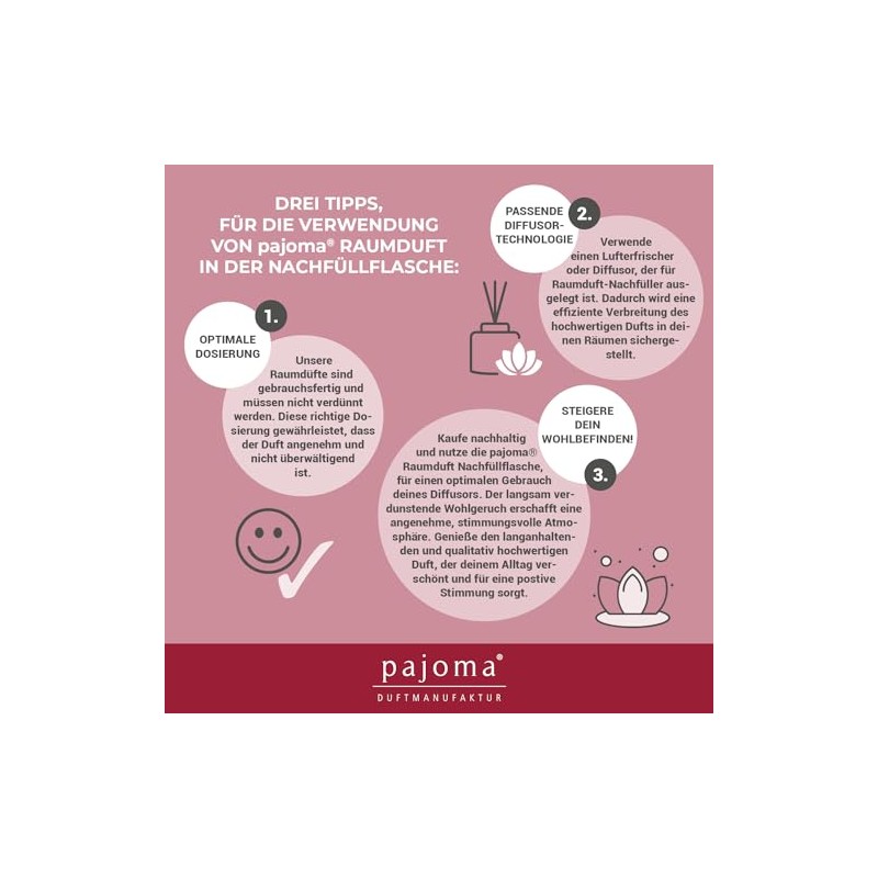 pajoma pajoma? Raumduft Nachfllflasche 1000 ml, Grapefruit Cassis | Nachfller