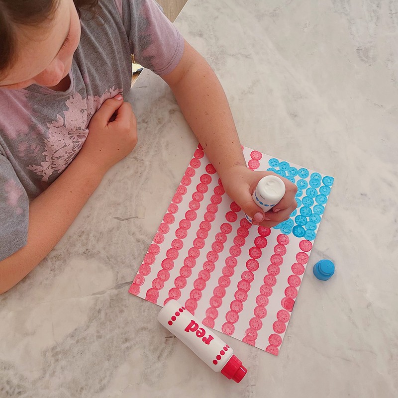 Do A Dot Art! Set of 4 Pack Rainbow Washable