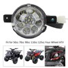 12V 14 LEDs Front Head Light Lamp 3 Wire Buckle