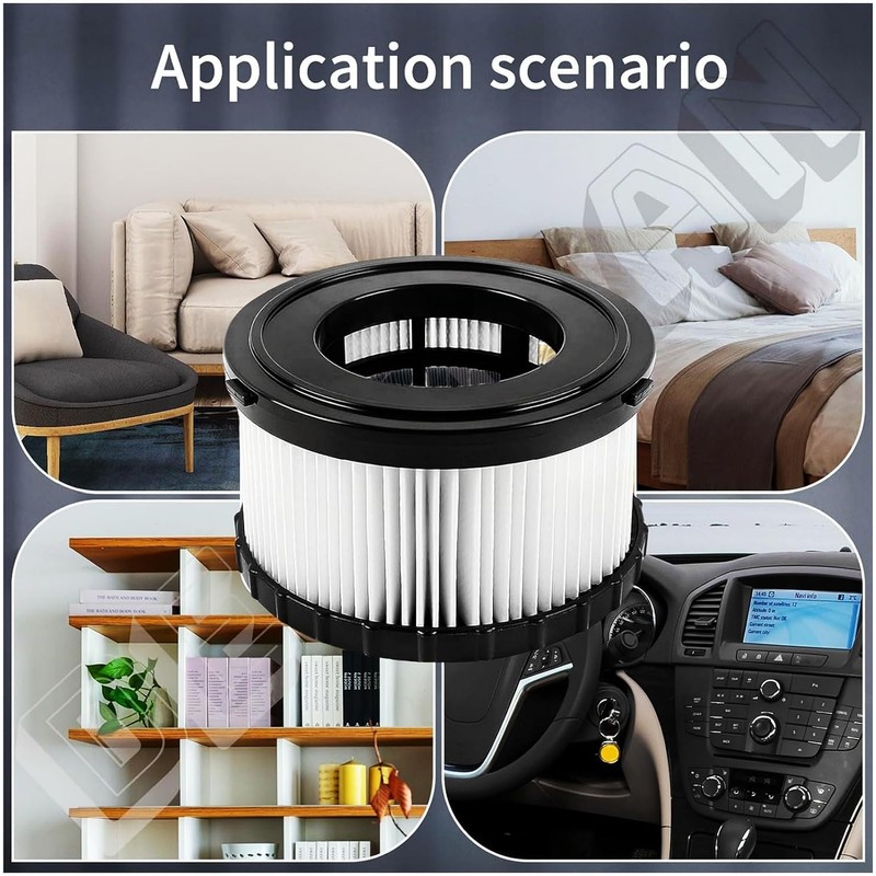 DC5151H HEPA Filter Replacement Compatible with DEWALT Wet Dry Vacuum