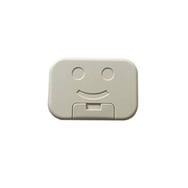 TopHomer Travel Soap Box Soap Container with Lid Plastic Portable Soap Holder Leakproof for Bathroom, Shower, Gift (Green, Smiley) (MN-005)