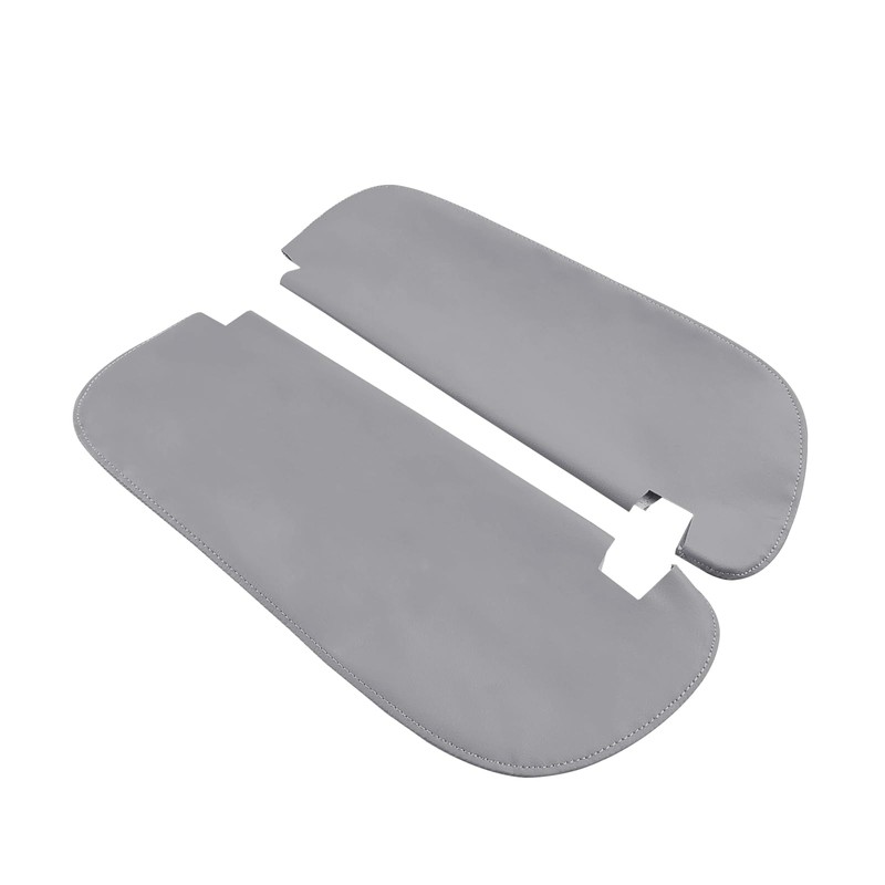Zieichy Left & Right Sun Visor Replacement Leather Cover Gary