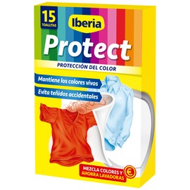 Iberia Protect Coloured Washing Machine Cleaning Cloths (Pack of 15)