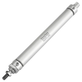 Heschen Pneumatic Slim Air Cylinder, MAL 25-200, PT1/8" Port, 25mm Bore, 200mm Stroke, Dual Action
