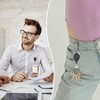 Segus Badge Holder with Clip, Pack of 5 Card Holders