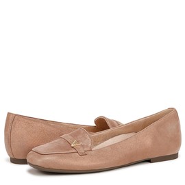 Vionic Women's Hayes Skimmers Ballet Flat, Polluted Rose Gold Leather, 8.5