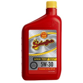 Schaeffer Manufacturing Co. 0701-012S Supreme 7000 Synthetic Plus Gasoline Engine Oil 5W-30, 1-Quart Bottle