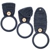 Tatuo 3 Pieces Crochet Dish Towel Holder Hanging Hand Towels