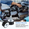 uxcell M8 Rubber Mounts, 4Pcs 30x15mm(DxH) Rubber Cylindrical Anti Vibration