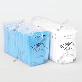 Disposable PE plastic gown L 100 sheets Hospital quarantine clothing Laboratory cooking cleaning / 일회용 PE 비닐가운 L 100매 병원 방역복 실험실 요리 청소