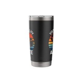 VR Gaming Headset Virtual Reality Athlete Vintage Gamer Stainless Steel Insulated Tumbler
