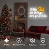 Vveikea With God All Things Are Possible Neon Sign God