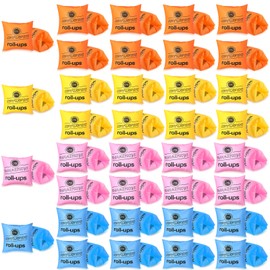 Outus 72 Pcs Arm Floaties Kids PVC Arm Floaties Inflatable Swim Bands Adjustable Swimming Water Wings Floater Sleeves Pool Inflatable Swimming Rings for Adults Kids Children Toddler, 4 Colors