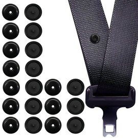 20 Pairs of Seat Belt Stopper Buttons, Universal Seat Belt Clip, Car Safety Buckle, Non-Slip Seat Belt Buckles, Seat Belt Stopper Clip for Car, Truck, SUV
